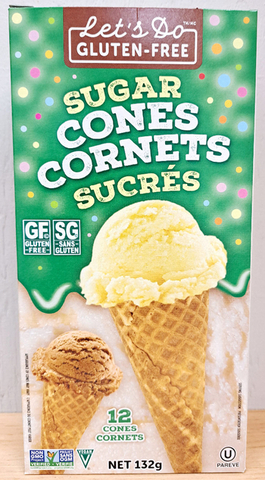Ice Cream Sugar Cones GF (Let's Do)